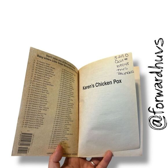 Bundle Sale 3 for $15 | Baby-Sitters Little Sister | Karen’s Chicken Pox #114 - Picture 3 of 7